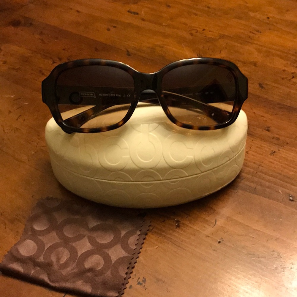 Coach sunglasses with case